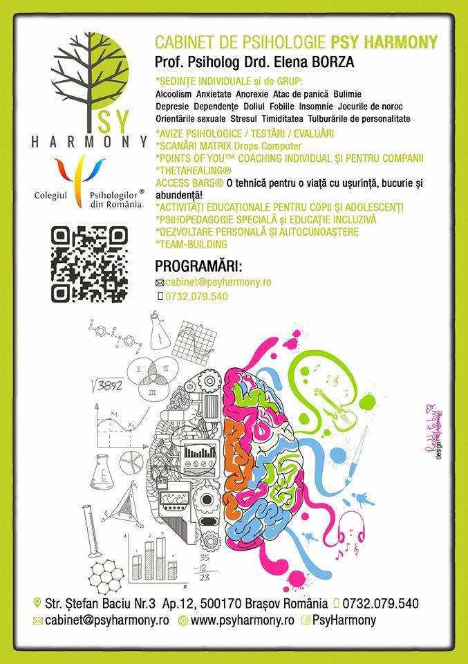 CABINET INDIVIDUAL DE PSIHOLOGIE ELENA BORZA -  PSY HARMONY
